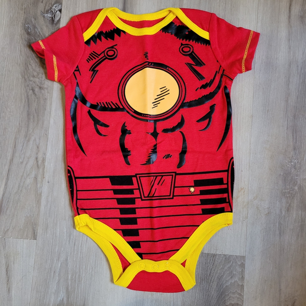 Marvel Red and Yellow Superhero Baby Costume
